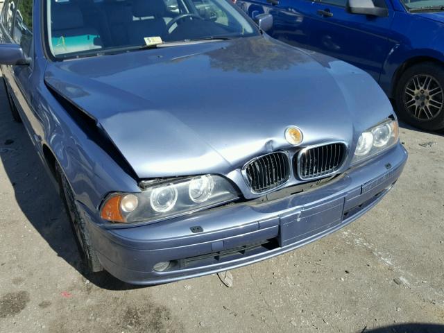 WBADT53442CE92196 - 2002 BMW 530 BLUE photo 9