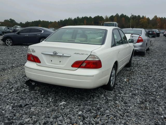 4T1BF28B14U361515 - 2004 TOYOTA AVALON XL WHITE photo 4