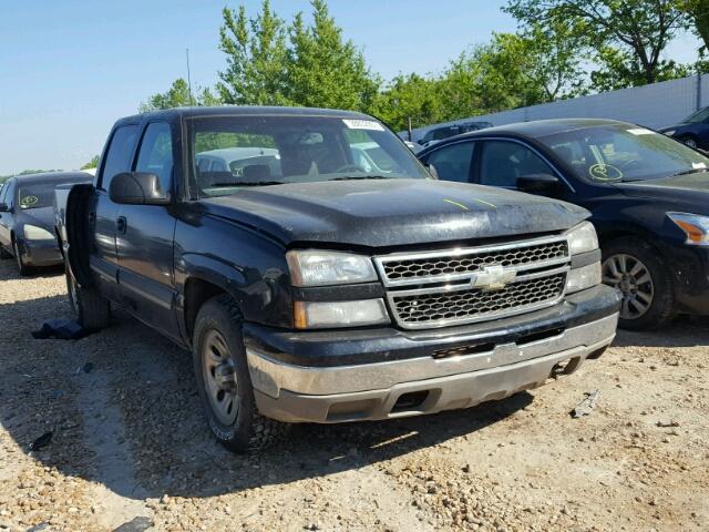 2GCEC13V371164836 - 2007 CHEVROLET SILVERADO BLACK photo 1