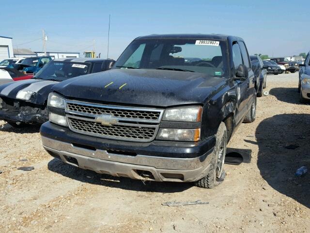 2GCEC13V371164836 - 2007 CHEVROLET SILVERADO BLACK photo 2