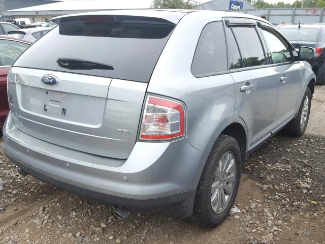 2FMDK38C07BB21160 - 2007 FORD EDGE SEL GRAY photo 4