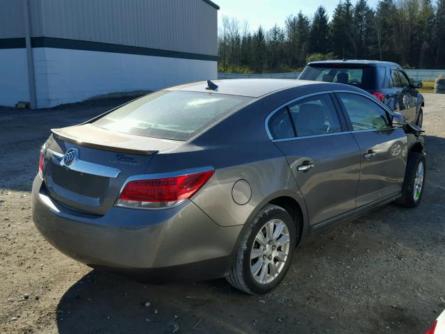 1G4GC5ER8CF297297 - 2012 BUICK LACROSSE TAN photo 4