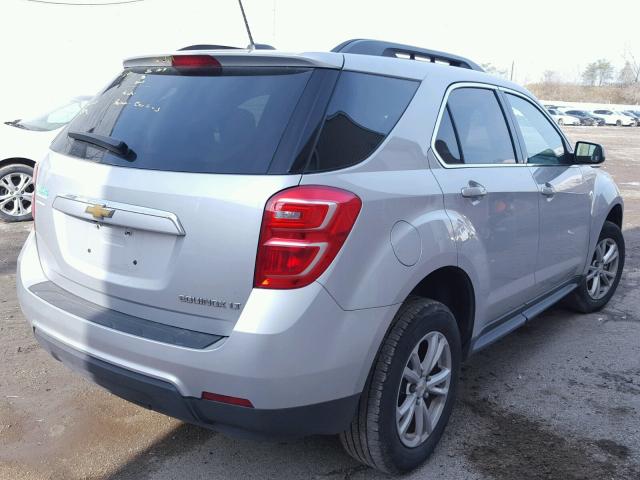 2GNALCEK4G6338968 - 2016 CHEVROLET EQUINOX LT SILVER photo 4