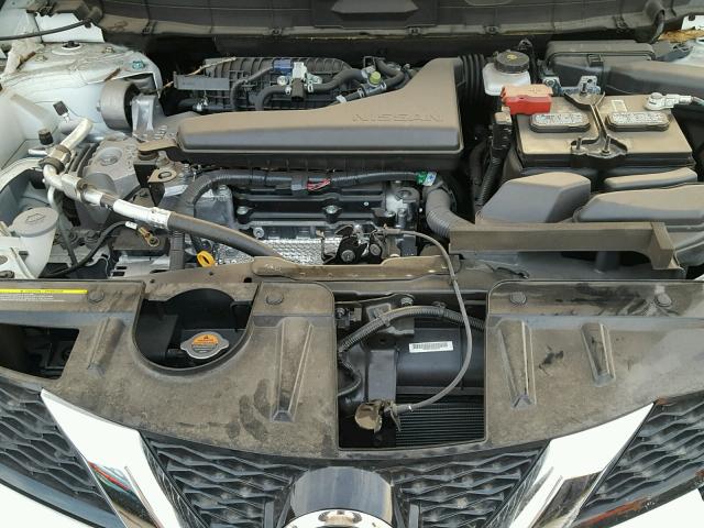 5N1AT2MTXGC865994 - 2016 NISSAN ROGUE S WHITE photo 7