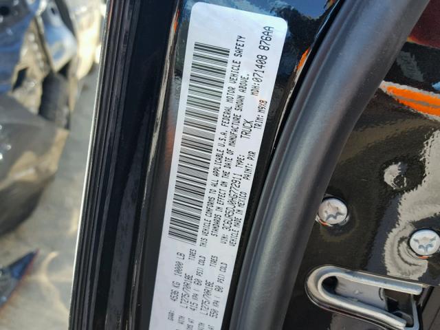 3C6UR5DJ0HG772911 - 2017 RAM 2500 SLT BLACK photo 10