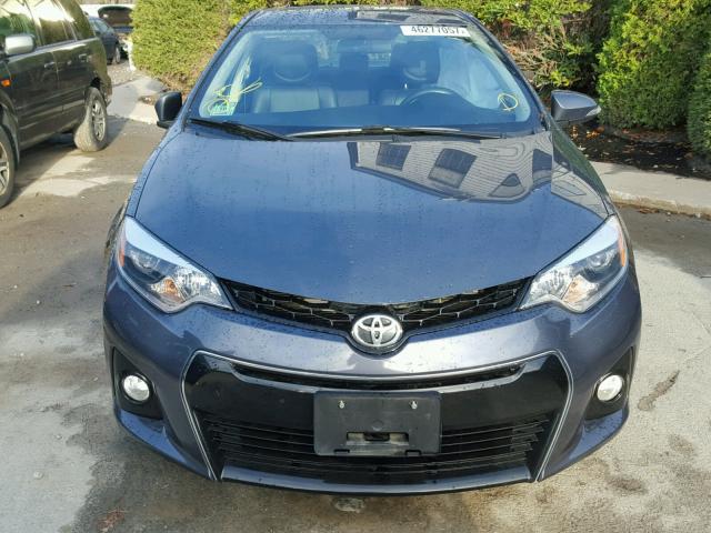 2T1BURHE7EC206902 - 2014 TOYOTA COROLLA L GRAY photo 10