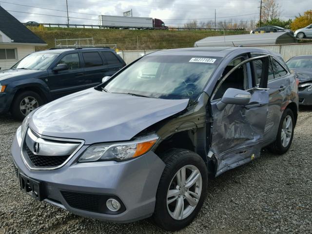 5J8TB4H57DL013557 - 2013 ACURA RDX TECHNO BLUE photo 2