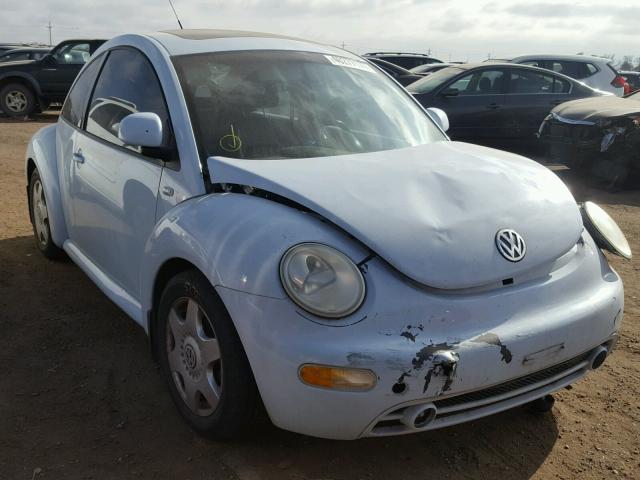 3VWCC21C3YM486768 - 2000 VOLKSWAGEN NEW BEETLE BLUE photo 1