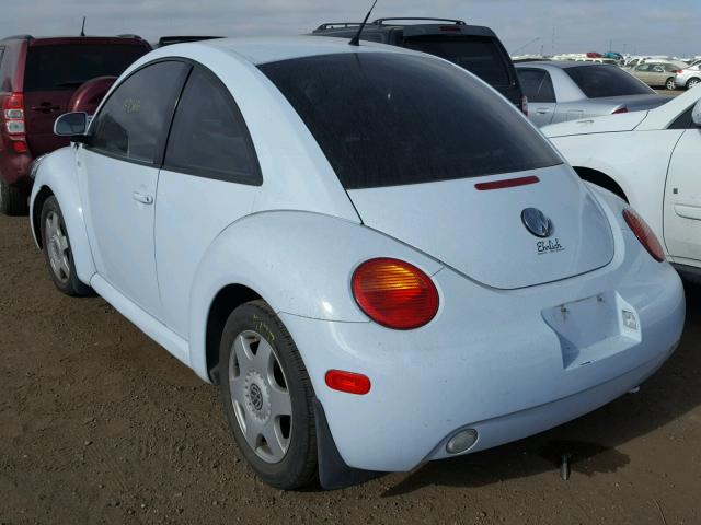 3VWCC21C3YM486768 - 2000 VOLKSWAGEN NEW BEETLE ლურჯი ფოტო 3