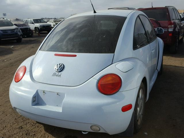 3VWCC21C3YM486768 - 2000 VOLKSWAGEN NEW BEETLE ლურჯი ფოტო 4
