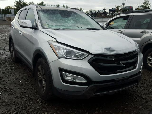 5XYZUDLB8FG269883 - 2015 HYUNDAI SANTA FE S SILVER photo 1