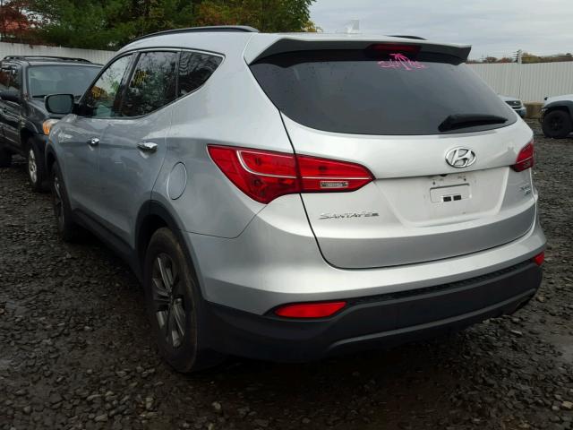 5XYZUDLB8FG269883 - 2015 HYUNDAI SANTA FE S SILVER photo 3