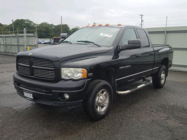 3D7KU28D73G769360 - 2003 DODGE RAM 2500 S BLACK photo 2