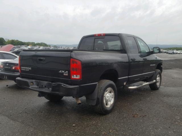 3D7KU28D73G769360 - 2003 DODGE RAM 2500 S BLACK photo 4