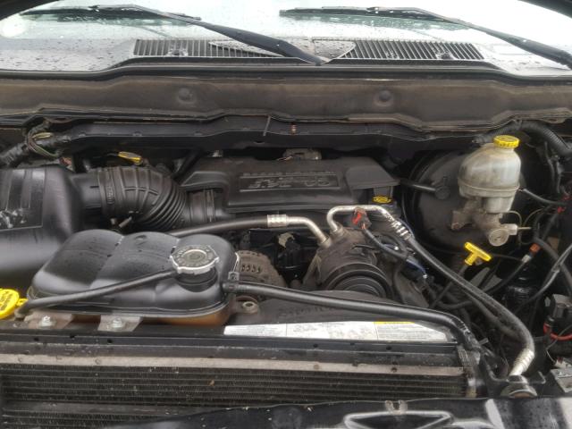 3D7KU28D73G769360 - 2003 DODGE RAM 2500 S BLACK photo 7
