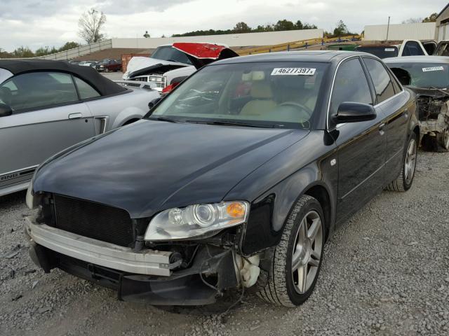 WAUDF78E77A092654 - 2007 AUDI A4 2.0T QU BLACK photo 2