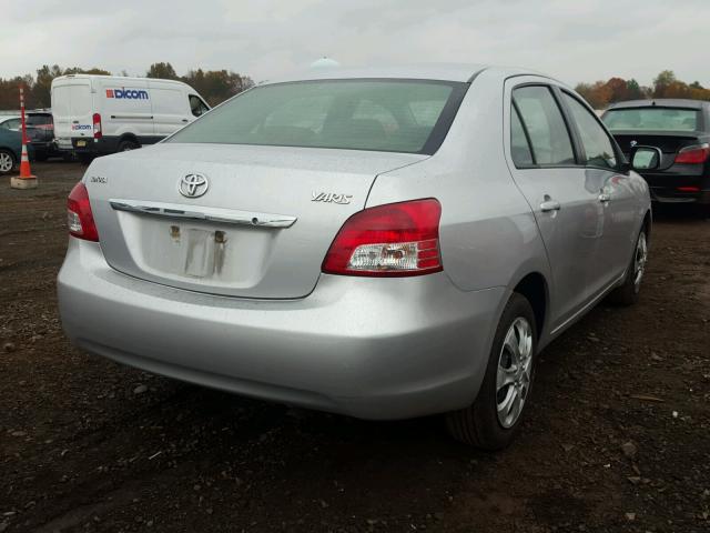 JTDBT923971187349 - 2007 TOYOTA YARIS SILVER photo 4