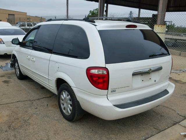 2C4GP54L93R200798 - 2003 CHRYSLER TOWN & COU WHITE photo 3