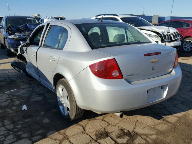 1G1AL58F687153933 - 2008 CHEVROLET COBALT LT SILVER photo 3