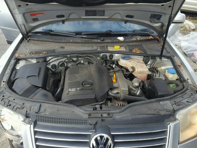 WVWPD63B92P364527 - 2002 VOLKSWAGEN PASSAT SILVER photo 7