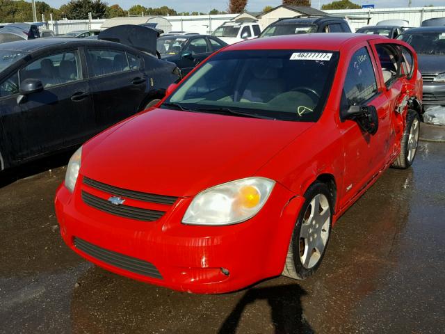 1G1AM55B067719578 - 2006 CHEVROLET COBALT SS RED photo 2