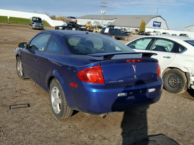 1G2AL15F877283297 - 2007 PONTIAC G5 BLUE photo 3