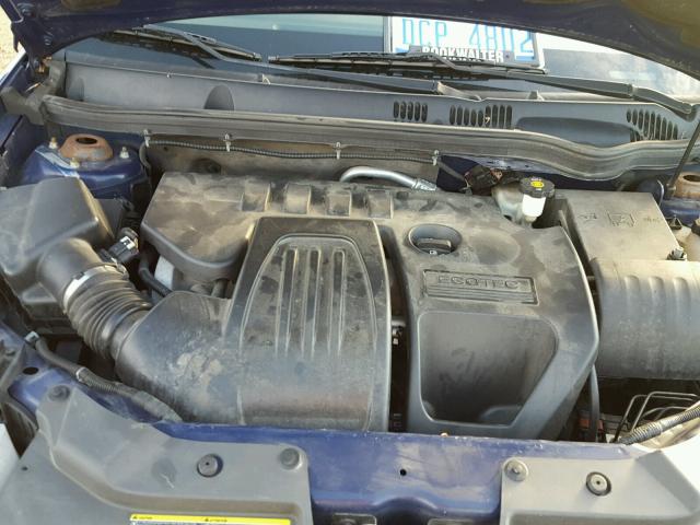 1G2AL15F877283297 - 2007 PONTIAC G5 BLUE photo 7