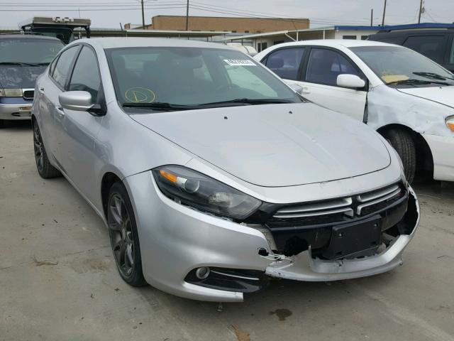 1C3CDFBAXDD103200 - 2013 DODGE DART SXT SILVER photo 1