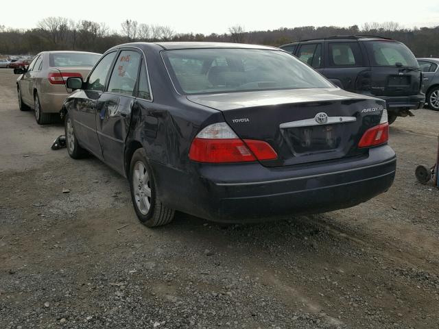 4T1BF28B34U373214 - 2004 TOYOTA AVALON XL BLACK photo 3