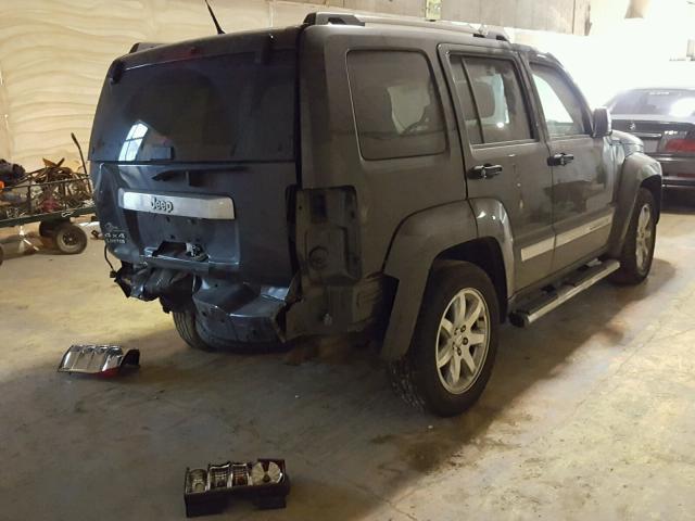1J4PN5GKXBW505848 - 2011 JEEP LIBERTY LI GRAY photo 4
