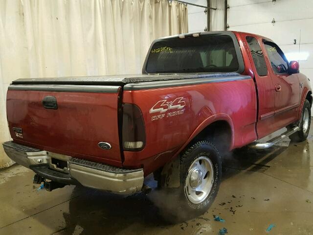 2FTRX18L8YCA72267 - 2000 FORD F150 RED photo 4