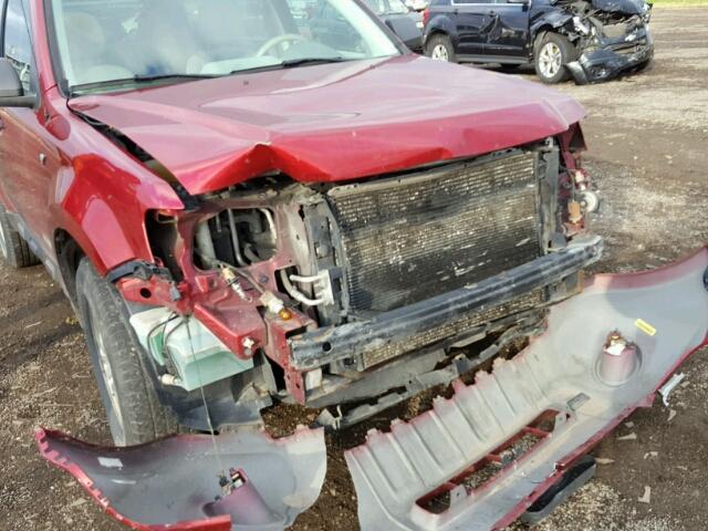 1FMCU93158KA12859 - 2008 FORD ESCAPE XLT RED photo 9