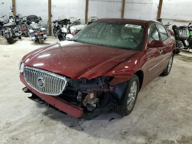 2G4WD582481314215 - 2008 BUICK LACROSSE C MAROON photo 2