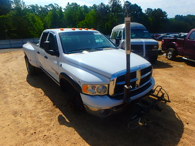 3D7MS48C75G862254 - 2005 DODGE RAM 3500 S WHITE photo 1