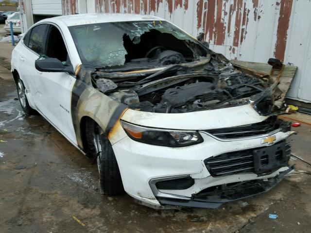 1G1ZB5ST1GF340067 - 2016 CHEVROLET MALIBU LS WHITE photo 1