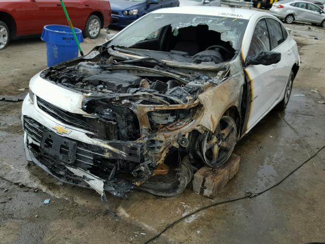 1G1ZB5ST1GF340067 - 2016 CHEVROLET MALIBU LS WHITE photo 2