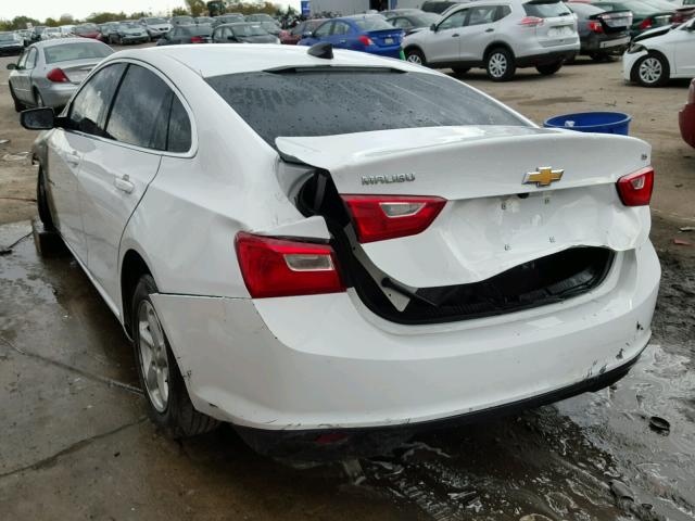 1G1ZB5ST1GF340067 - 2016 CHEVROLET MALIBU LS WHITE photo 3