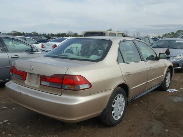 1HGCG56421A132321 - 2001 HONDA ACCORD GOLD photo 4