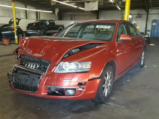 WAUDG74FX5N075865 - 2005 AUDI A6 3.2 QUA RED photo 2