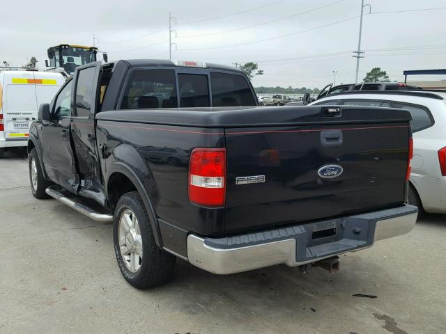 1FTPW12554FA03622 - 2004 FORD F150 SUPER BLACK photo 3