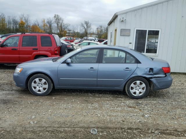 5NPET46C69H536053 - 2009 HYUNDAI SONATA GLS BLUE photo 9