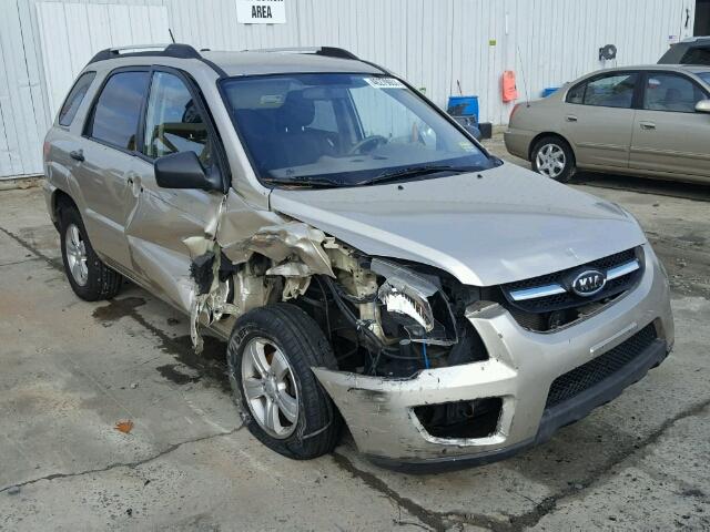 KNDJF724097583329 - 2009 KIA SPORTAGE SILVER photo 1