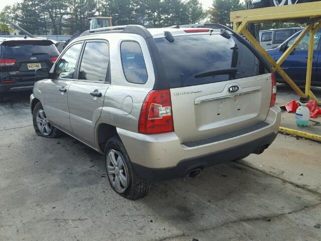 KNDJF724097583329 - 2009 KIA SPORTAGE SILVER photo 3