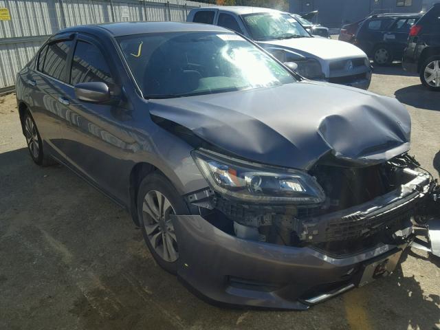 1HGCR2F31DA254527 - 2013 HONDA ACCORD LX GRAY photo 1