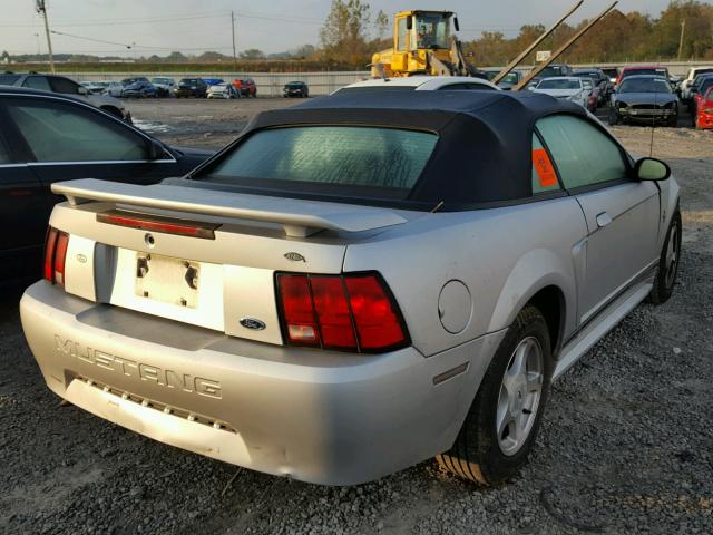 1FAFP44461F242922 - 2001 FORD MUSTANG SILVER photo 4