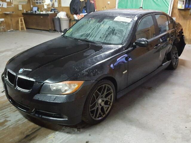 WBAVC93547KX59710 - 2007 BMW 328 BLACK photo 2