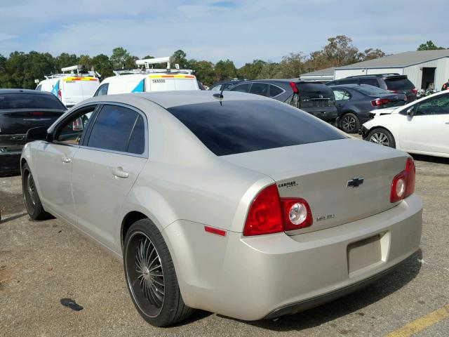 1G1ZB5E11BF206310 - 2011 CHEVROLET MALIBU LS BEIGE photo 3