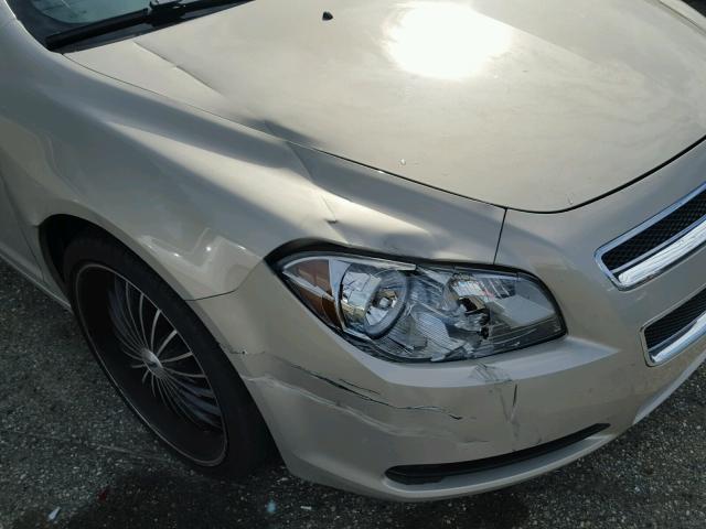 1G1ZB5E11BF206310 - 2011 CHEVROLET MALIBU LS BEIGE photo 9