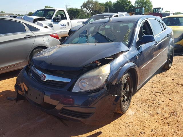 1G8ZS57N38F171036 - 2008 SATURN AURA XE BLUE photo 2