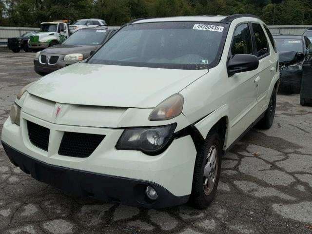 3G7DA03E42S571295 - 2002 PONTIAC AZTEK WHITE photo 2